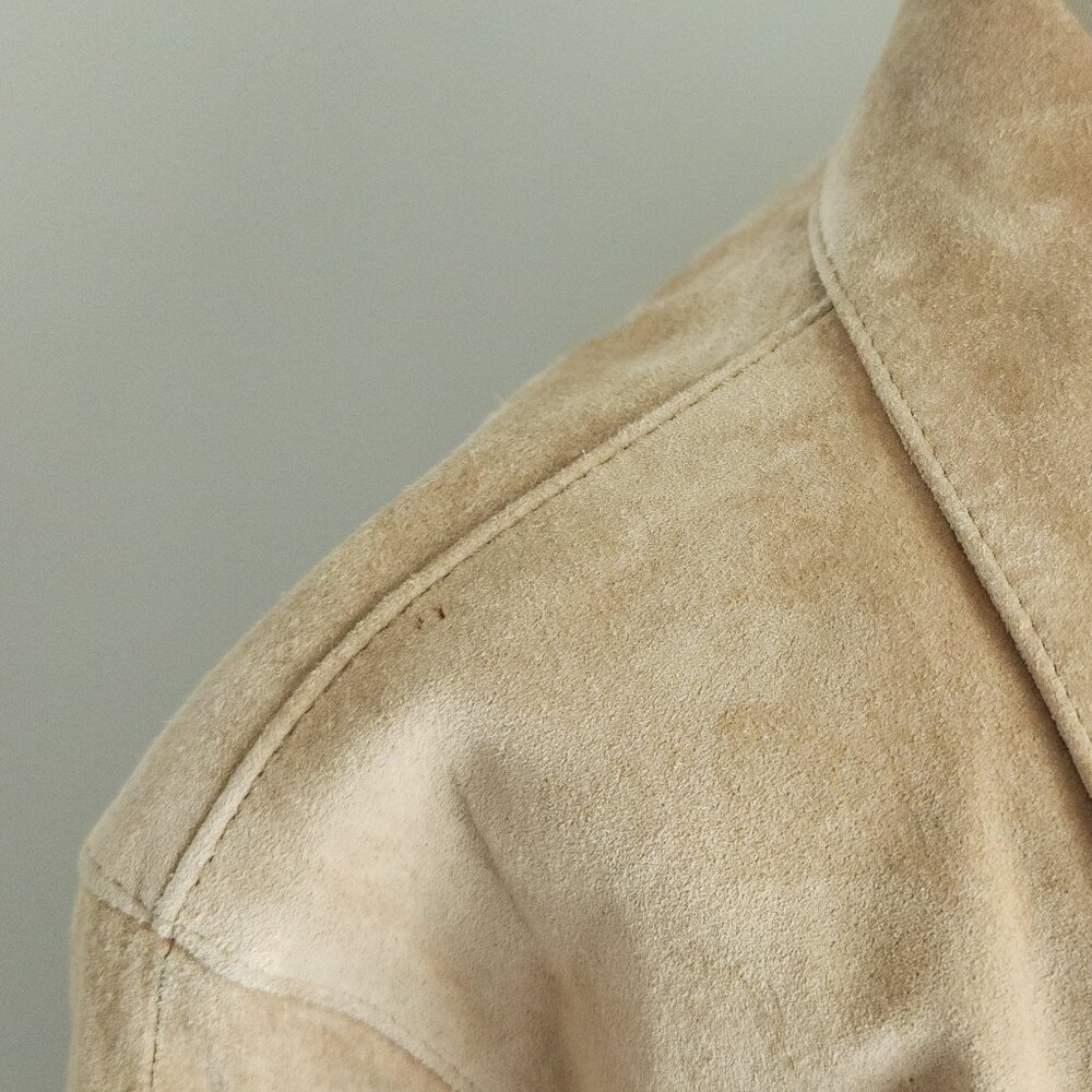 Vintage Valerie Stevens Suede Tan Jacket Size: 1X - Picture 7 of 16